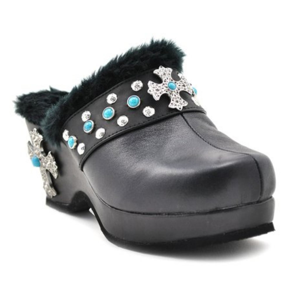 Grazie Jessup Leather Mules 7.5